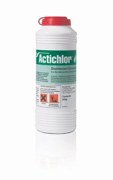 Actichlor granulki do dezynfekcji powierzchni 500g (12op/kart)