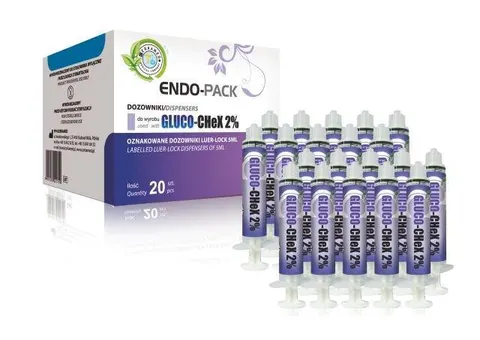 Strzykawka 5ml ENDO-PACK Chlorhexidine Digluconate 2% 20 strzyk.x5ml./op. Cerkamed