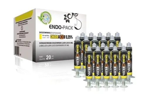 Strzykawka 5ml ENDO-PACK Chloraxid 5.25% 20 strzyk.x5ml./op. Cerkamed