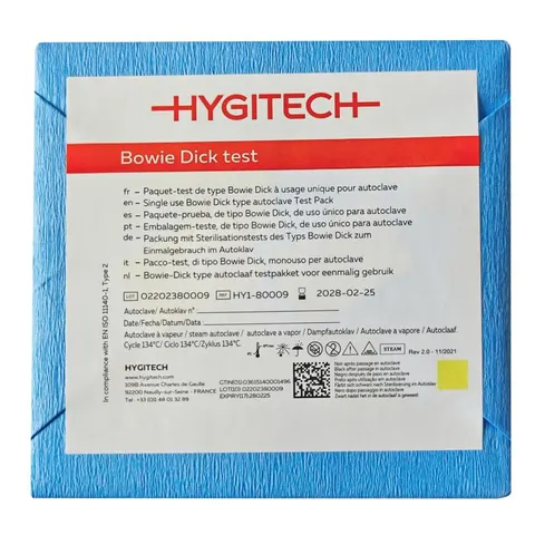 Test Bowie-Dick KTG BD 134°C/3.5min HYGITECH