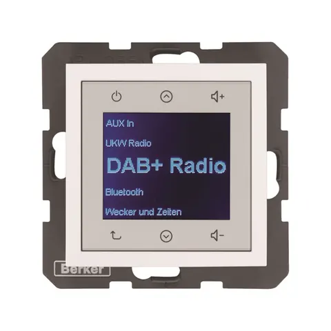 B.x Radio Touch DAB+, Bluetooth biały połysk