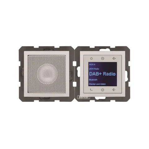 B.x Radio Touch DAB+, Bluetooth z głośnikiem alu mat