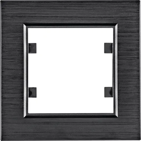 lumina passion Ramka 1-krotna, aluminium czarne WL9013