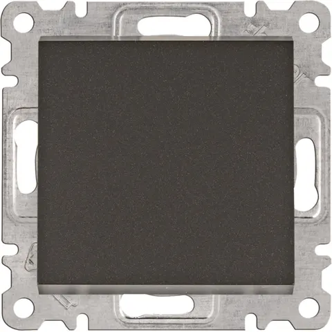 LUMINA Łącznik dwubiegunowy 10A 250V moduł czarny; WL0063 HAGER