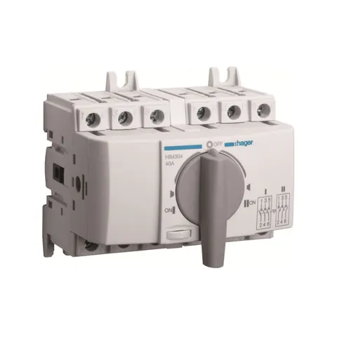Modułowy przełącznik zasilania 3x40A
