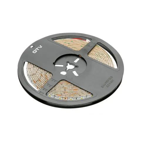 Taśma Flash 3528, 300 LED neutralny biały, 24W, wodoodporna 8mm, Rolka 5m, 12V