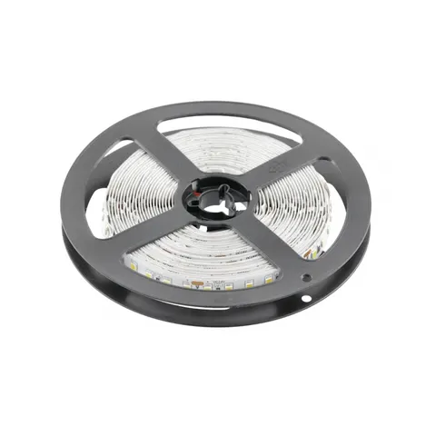 Taśma Flash 24V 2835, 600 LED zimny biały, 78W, bez żelu 10mm, Rolka 5m (2 kable)