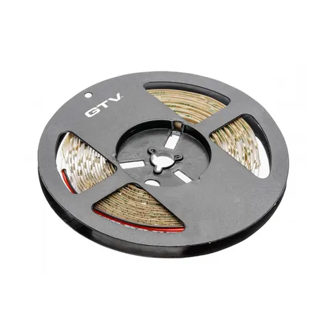 Taśma Flash 2835MW, 300 LED zimny biały, 3,8W/m, bez żelu 8mm, Rolka 5m, 12V