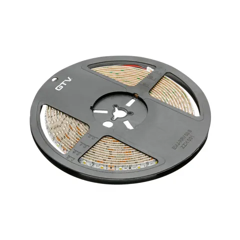 Taśma Flash 2835MW, 600 LED zimny biały, 7,6W/m, bez żelu 8mm, Rolka 5m, 12V