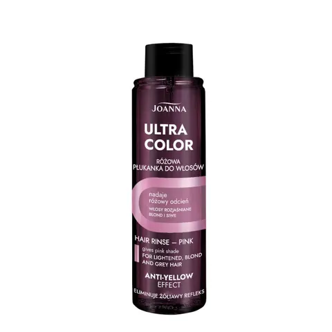 JOANNA ULTRA COLOR Płukanka do włosów RÓŻOWA, 150 ml