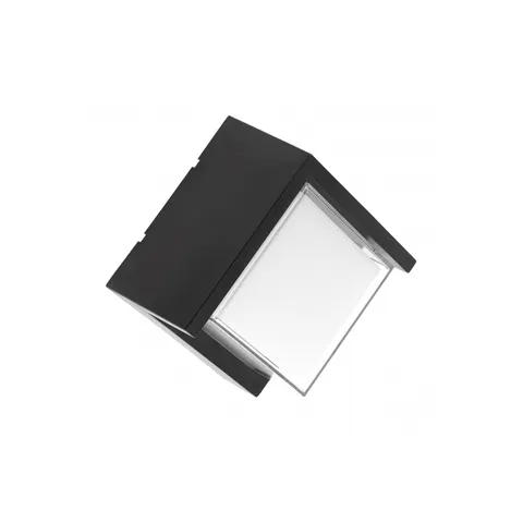 Oprawa elewacyjna LED CANTI II,12W,1000lm,AC220-240V,50/60Hz,IP65,4000K, czarny
