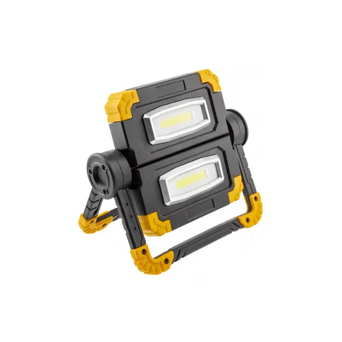 Naświetlacz WORKY LED, 2x10W COB, 1200lm, 6400K, Powerbank 5000mAh 5V 1A, USB-C, IP44