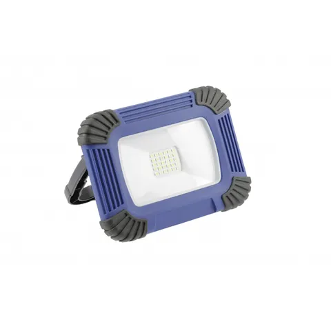Naświetlacz z akumu. ONYX, LED, 20W, 1600lm, 6400K, USB 5V/1A, IP54, niebieski