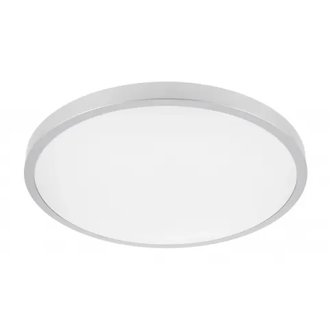Plafoniera ATOL, LED, 32W, 2560lm, 3000K, AC220-240V, IP54, O400mm, srebrny
