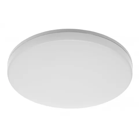 Plafoniera BESA, LED, 24W, 2400lm, 3000K, AC180-250V, IP54, IK10, PC+PC, okrągła, ściemnialna
