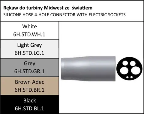 Rękaw do turbiny Midwest ze światłem