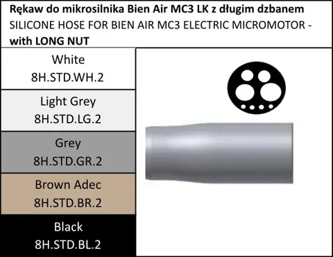 Rękaw do mikrosilnika Bien Air MC3 LK z długim dzbanem