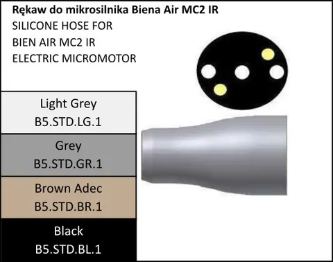 Rękaw do mikrosilnika Biena Air MC2 IR