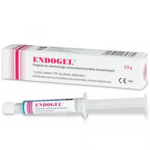 Endogel 5,5g - Preparat do chemicznego opracowania kanałów korzeniowych