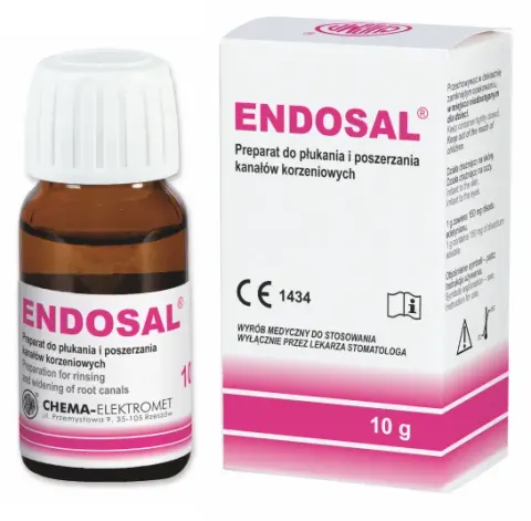 Endosal 10g Preparat do płukania i poszerzania kanałów korzeniowych
