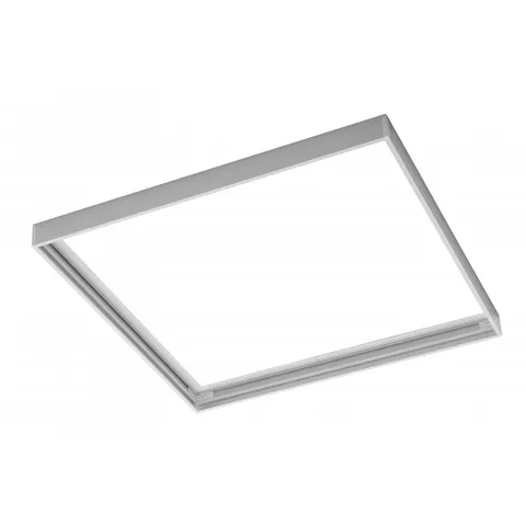 G-TECH Rama do montażu natynkowego paneli LED 45x45cm, bez śrub, biała