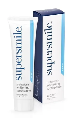 Pasta wybielająca SUPERSMILE ICE MINT FLUORIDE FREE 119g
