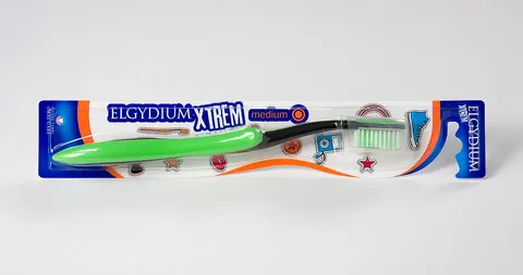 ELGYDIUM Xtrem szczoteczka do zębów dla młodzieży powyżej 12 lat