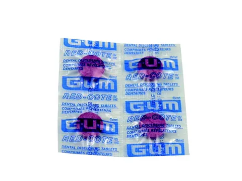 GUM RED COTE Tabletki wybarwiające 4szt.
