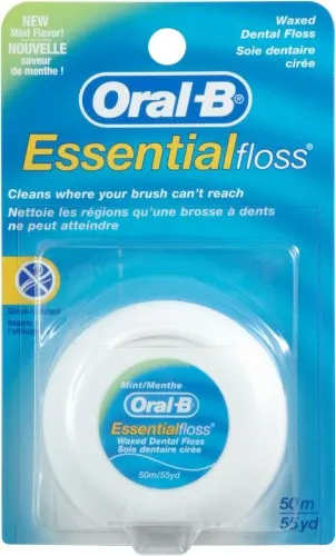 ORAL-B Essential Floss Nić dentystyczna Waxed 50m