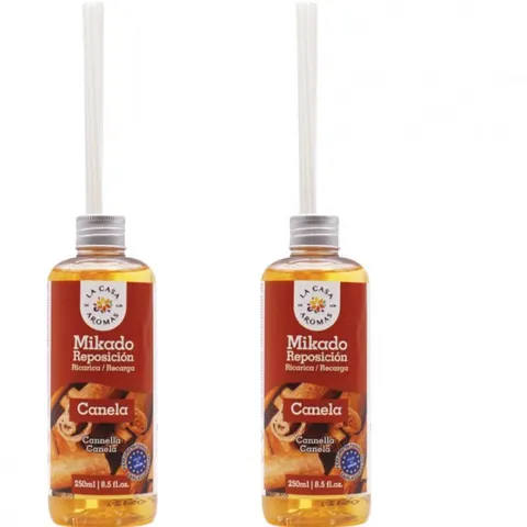 LA CASA DE LOS AROMAS INTENSO Olejek zapachowy CYNAMON 250 ml zapas, pakiet 2 opakowań