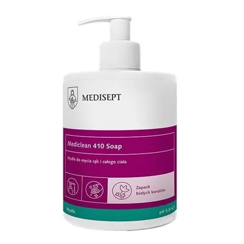 Mydło w płynie z pompką 500ml pielęgnacyjne MEDICLEAN /410/