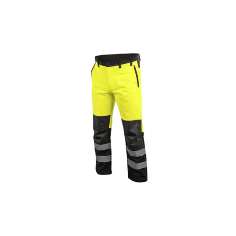 TRAUN spodnie ostrzegawcze softshell żółte XL (54)