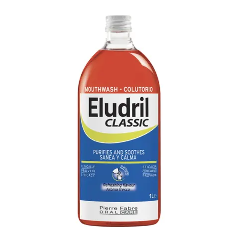 Eludril CLASSIC płyn do płukania jamy ustnej 1L