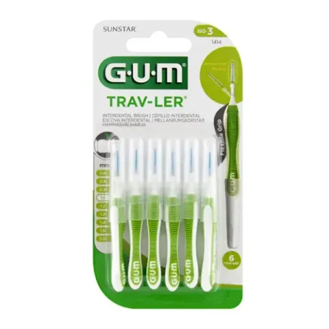 GUM Trav-Ler Szczoteczka miedzyzębowa wielokrotnego użytku 1,1 mm 6 sztuk