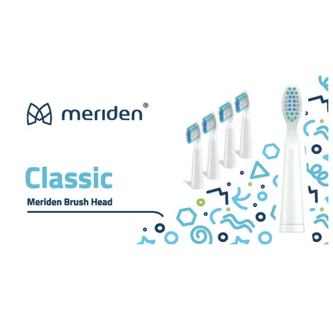 Meriden Końcówki Sonic+ Classic White - 4szt
