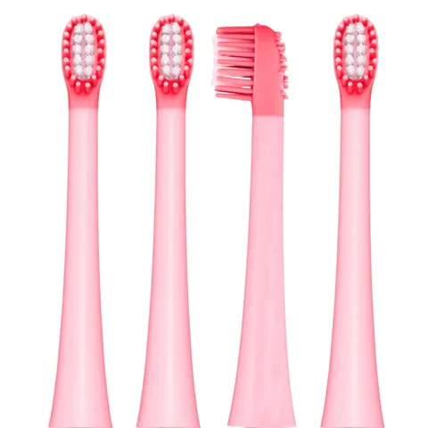 Vitammy końcówki do szczoteczki DINO PINK różowe 4szt.