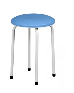 Taboret szpitalny stelaż biały lub CHROM