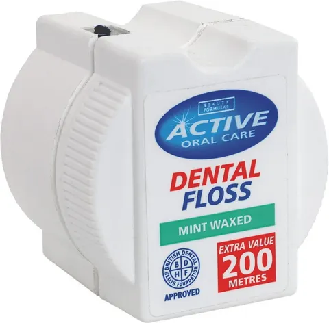 ACTIVE ORAL CARE Nić dentystyczna miętowa woskowana 200m