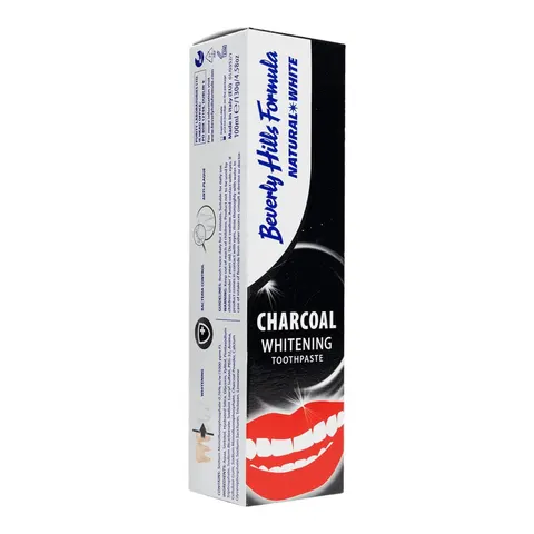Beverly Hills Formula Natural White Charcoal pasta do zębów 100 ml