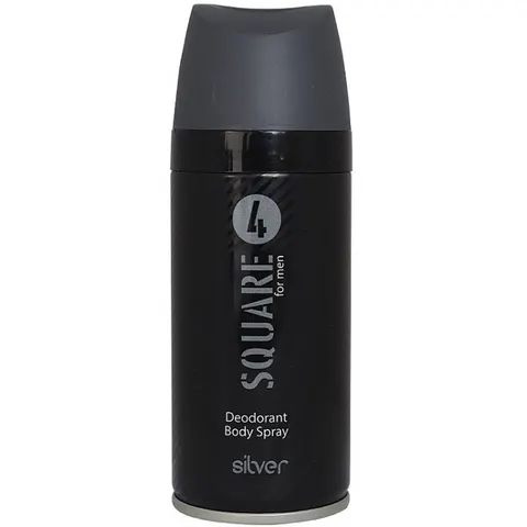4 SQUARE Dezodorant męski SILVER, 150 ml