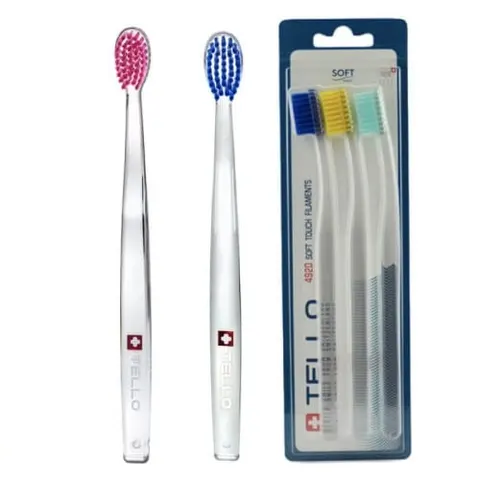 Szczoteczki do zębów TELLO 4920 Soft - Trzypak