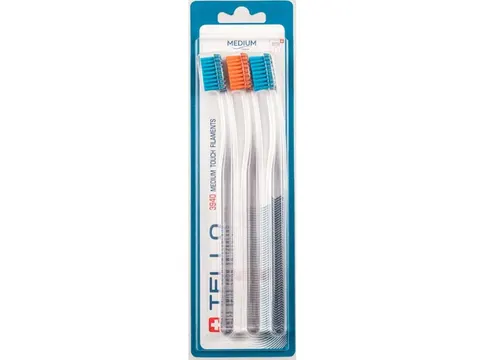 Szczoteczka do zębów TELLO 3940 Medium Trzypak