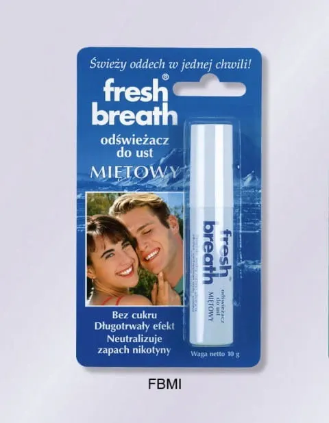 FRESH BREATH Odświeżacz do Ust 10 ml Miętowy