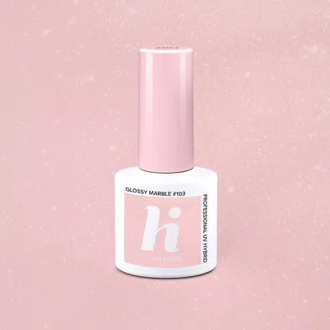 HiHybrid Lakier hybrydowy GLOSSY MARBLE #103 - 5 ml