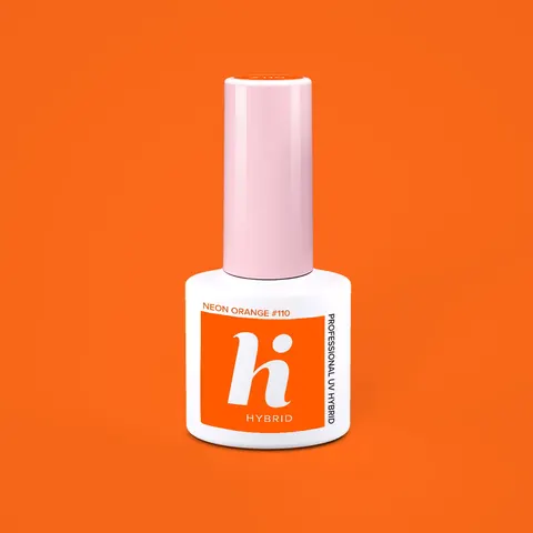 HiHybrid Lakier hybrydowy NEON ORANGE #110 - 5 ml