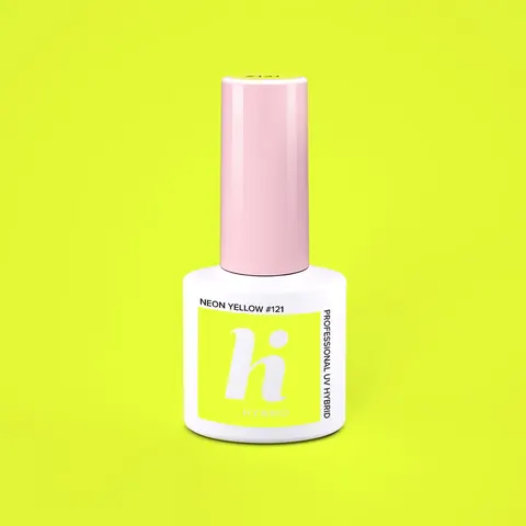 HiHybrid Lakier hybrydowy NEON YELLOW #121 - 5 ml