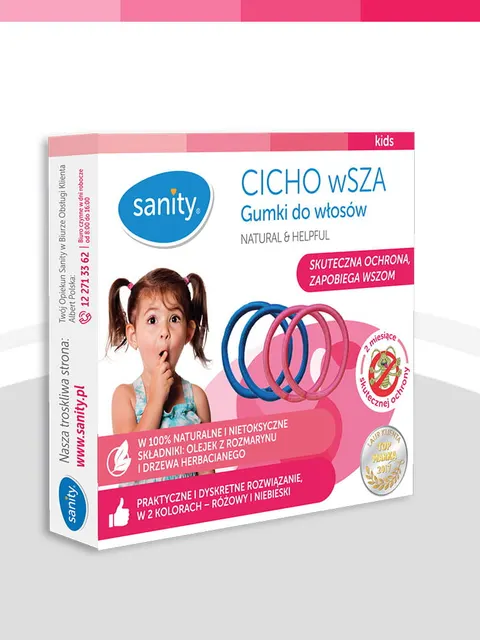 Sanity CICHO wsza - gumki do włosów 4szt.