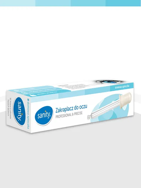 Sanity ZAKRAPLACZ DO OCZU szklany