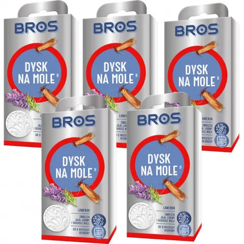 BROS dysk na mole lawenda, pakiet 5 szt.