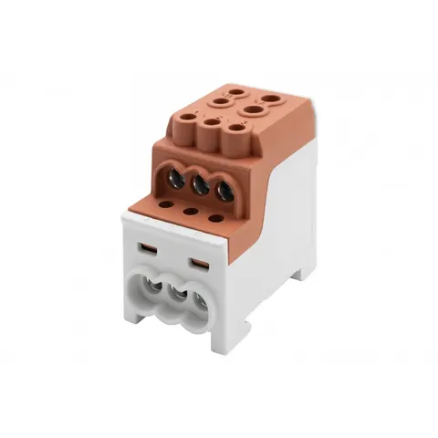 Blok rozdzielczy DBR 200A 1x70,1x35 / 6x16 brązowy